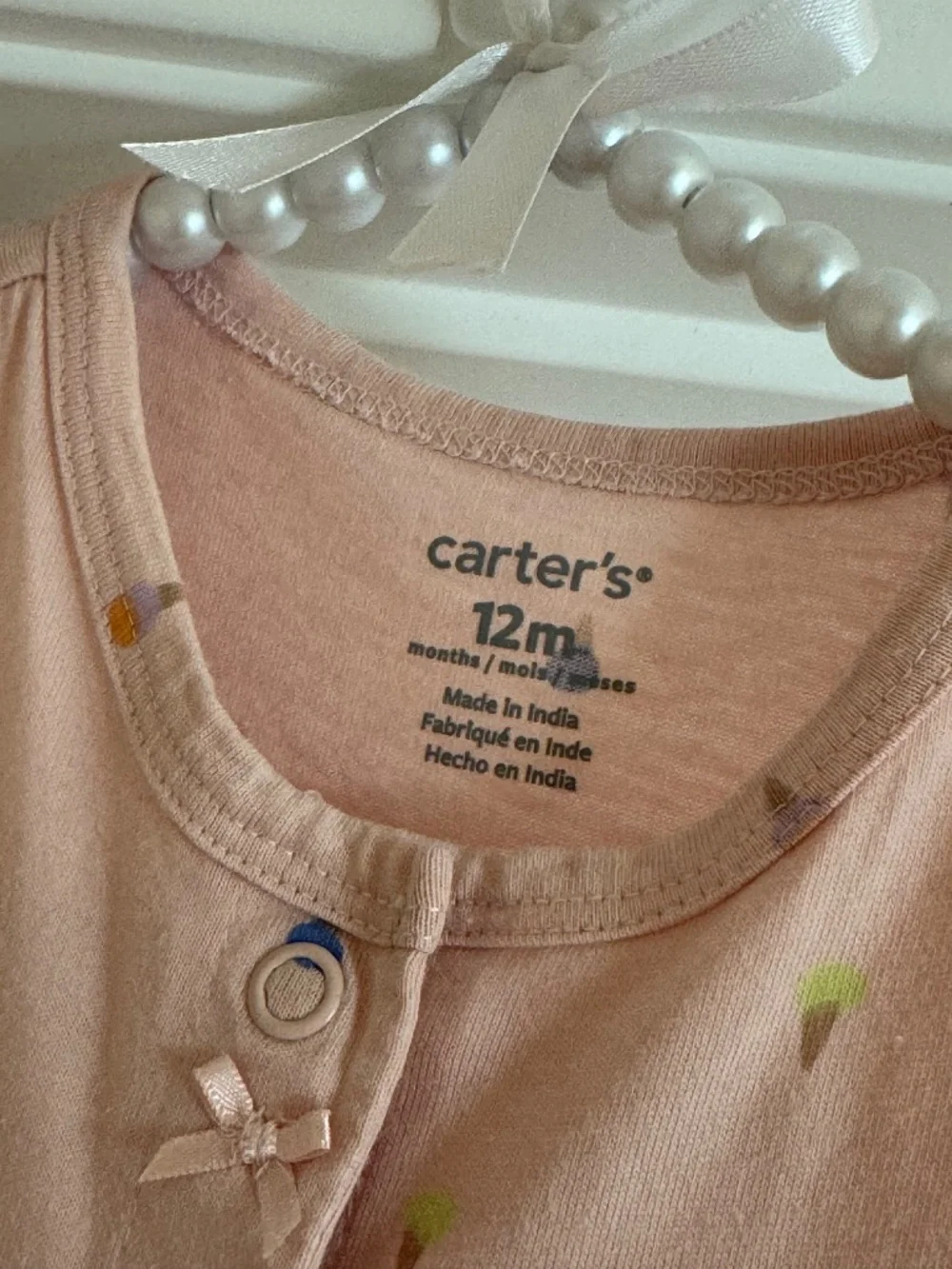 Carter’s Ice Cream Baby Girl 12 Month Romper